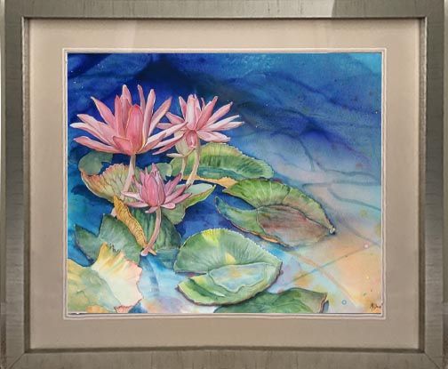 Water Lilies,  #9 by Rebecca McDannold