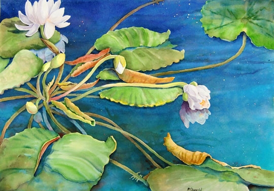 Click here to view Water Lilies #7 by Rebecca McDannold