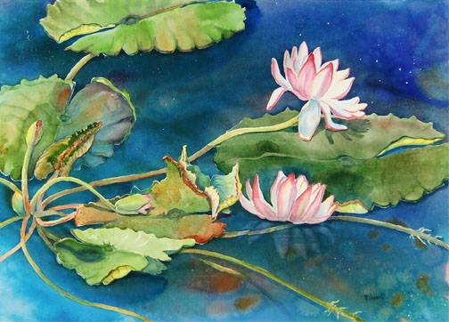 Water Lilies #5 by Rebecca McDannold