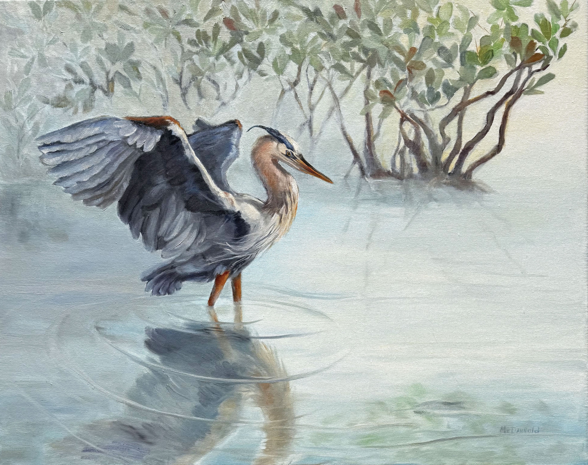 Click here to view Sassy Blue Heron by Rebecca McDannold